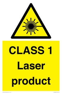 CLASS 1 Laser product